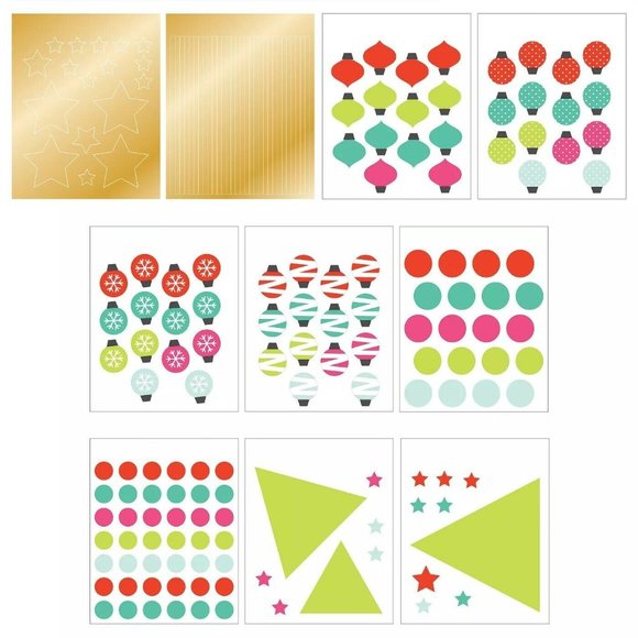 Paper Riot Co. Christmas Tree Decorative Wall Art Santa Gift Craft Book Set 2 - Picture 4 of 8